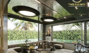 Có nên dùng tấm inox sóng nước thay cho gương trang trí?