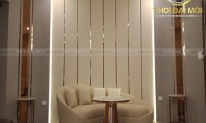 Giải pháp sử dụng nẹp inox trang trí vách giúp không gian nội thất nổi bật hơn