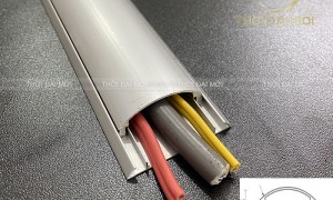 Giữ góc nhà luôn ngăn nắp nhờ nẹp nhôm luồn dây điện