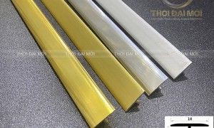 Nên dùng nẹp nhôm T hay nẹp inox T trong nội thất?