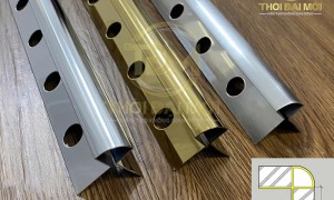 Nẹp Góc Tròn 2 Cánh Giúp Hoàn Thiện Góc Gạch Gọn Đẹp