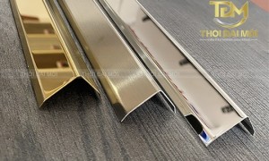 Nẹp Inox 304 Chữ V – Giải Pháp Linh Hoạt Cho Góc Không Vuông Và Mép Bậc Nosing