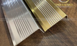 Nẹp inox cầu thang – tiêu chuẩn an toàn và thẩm mỹ cho mọi loại bậc thang