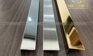 Nẹp inox chữ L giúp bảo vệ những vật liệu nào trong nội thất?