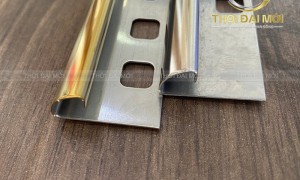 Nẹp inox góc cột đá – giải pháp hoàn thiện cột ốp đá tự nhiên trong công trình cao cấp