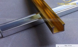 Nẹp nhôm chữ U giúp vách tv bớt đơn điệu như thế nào?