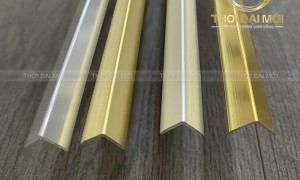 Nẹp Nhôm Chữ V Giúp Bo Góc Tường Gạch Đá Chuẩn Kỹ Thuật, Không Sứt Mẻ