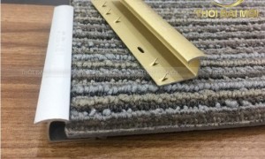 Nghệ thuật chuyển tiếp không gian bằng nẹp nhôm nối thảm sang trọng