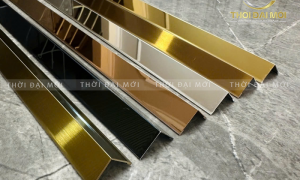 Những màu nẹp inox dễ phối nhất trong nội thất hiện đại