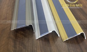 Thi Công Nhanh Gọn, An Toàn Tuyệt Đối Cùng Nẹp Nhôm Cầu Thang Chống Trượt