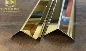 Ứng Dụng Nẹp Inox Chữ V Để Bo Góc Bàn Bếp Đá Chống Mẻ Cạnh