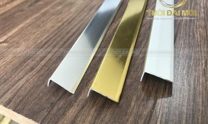 Ứng dụng nẹp nhôm chữ L trong thi công nhà bếp