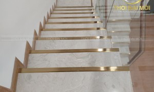 An toàn bắt đầu từ bước đi với nẹp inox chống trượt cầu thang