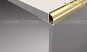Bo góc mềm mại, kiến trúc tinh tế với nẹp nhôm góc tròn