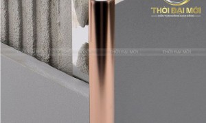 Cách nẹp inox góc tròn giải quyết các điểm gãy trong thi công