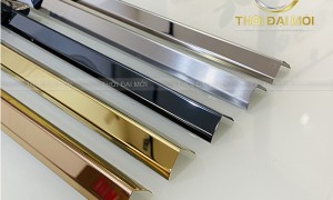 Giải Pháp Trang Trí Vách Đột Phá Và Hiện Đại Cùng Nẹp Inox Chữ V
