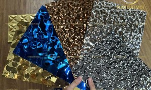 Khám phá vẻ đẹp đa chiều của tấm Inox sóng nước trong nội thất