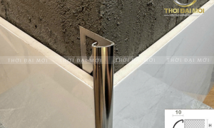 Nẹp Inox Góc Tròn – “Chiếc Áo Giáp” Hoàn Hảo Cho Mọi Góc Công Trình