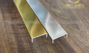 NẸP NHÔM CHỮ U: NGHỆ THUẬT TẠO ĐIỂM GIAO HOÀN HẢO GIỮA CÁC BỀ MẶT VẬT LIỆU
