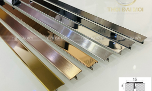 Thu Hẹp Khe Hở Vách Tường Bằng Nẹp Inox Chữ T