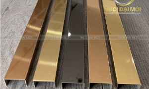 Xóa sổ tình trạng mép gỗ bị xơ tước xấu xí bằng cách bọc nẹp inox chữ U