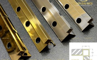 Nẹp Góc Vuông 2 Cánh Inox 304