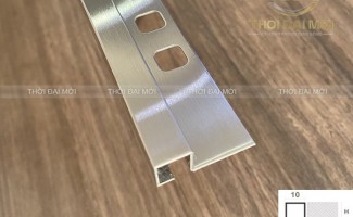 Nẹp inox 1 cánh góc vuông